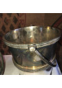 Set of 2 Armand Frenais bottle buckets in silver metal