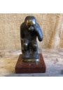 Bronze monkey signed MONS on base