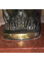 Bronze monkey signed MONS on base