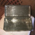 Biscuit box basket in old lithographed sheet metal