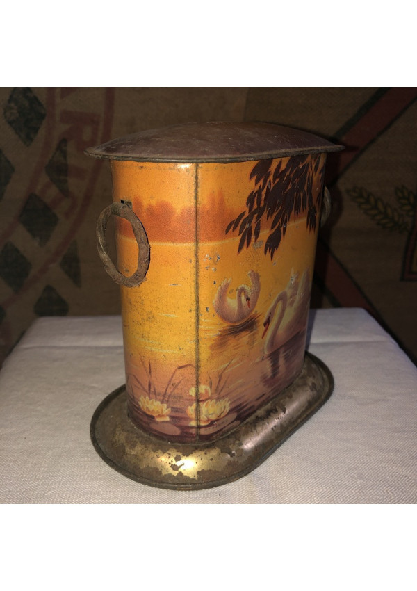 Boîtes/Coffrets - Petite boite des années 30/50 en matière synthétique