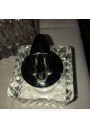 Ensemble cendrier et briquet de table en cristal RONSON