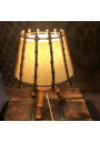 Lampe de chevet vintage en bambou