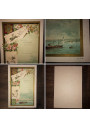 Lot de 18 anciens menus vierges de paquebot circa 1890
Modèle N° 49