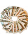 Lot de 18 anciens menus vierges de paquebot circa 1890