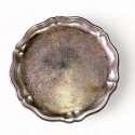 Ancien plateau rond en métal argenté KNABEL W. GERMANY