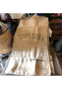 Lot of 8 old SOPECOBA jute bags