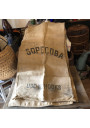 Lot of 8 old SOPECOBA jute bags