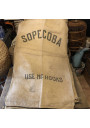 Lot of 8 old SOPECOBA jute bags