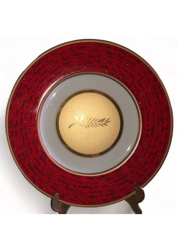 Plate Cannes Film Festival 1997 MC CONNICO Hilton for DESHOULIERES