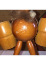 Old wooden mule piggy bank souvenir of Ajaccio