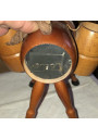 Old wooden mule piggy bank souvenir of Ajaccio