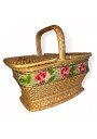 Ancien petit panier pique-nique pour enfant ou poupée