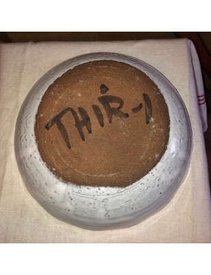 Assiette ou vide poche vintage en céramique signée Thiry