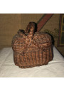 Old small Bressan basket for doll - H 9 cm