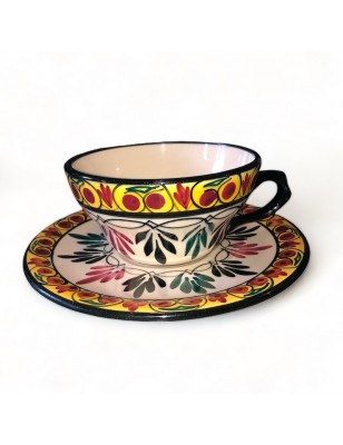 Tasse à thé Saint Jean de Bretagne décor main