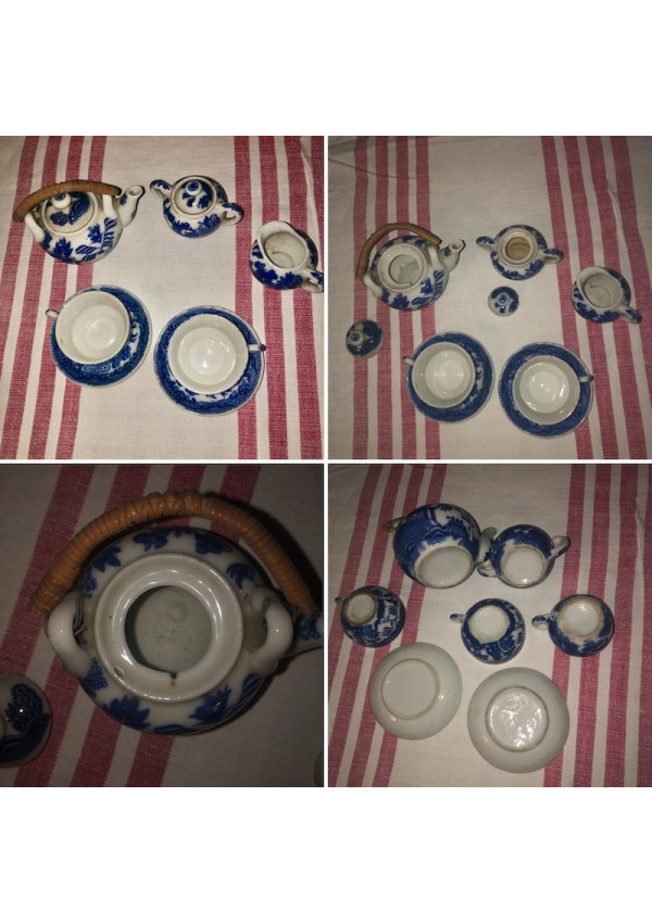 ANCIENNE PETITE DINETTE service à thé . Decor Putti. EUR 40,00 - FR