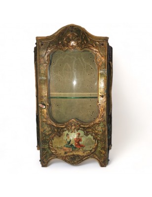 Old Louis XV style doll's wardrobe circa 1890