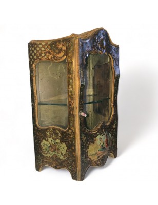 Old Louis XV style doll's wardrobe circa 1890