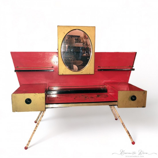 Small vintage dressing table for children