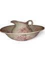 Ensemble de toilette broc et vasque Creil & Montereau Terre de Fer