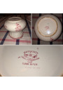 Ensemble de toilette broc et vasque Creil & Montereau Terre de Fer