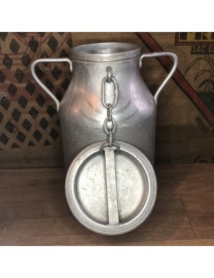 Ancien grand bidon à lait ALMA JAPY - Ancien Grand pot à lait