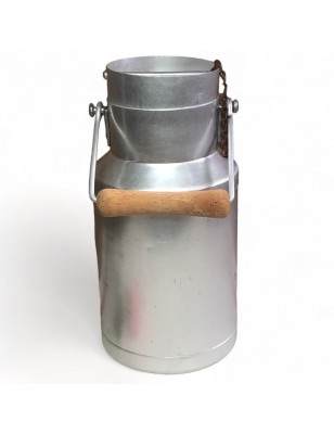 Pot à lait en aluminium SFMO | Ancien pot au lait vintage