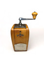 Old KYM wooden coffee grinder from the 1950s