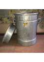 Ancien petit bidon à lait Hugonnet Dijon H 21 cm