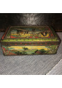 Ancienne boîte en tôle lithographiée BISCUITS OLIBET
