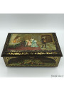 Old advertising metal box "Caramel fin à la crème Molié"