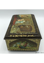 Old advertising metal box "Caramel fin à la crème Molié"