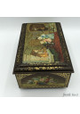 Old advertising metal box "Caramel fin à la crème Molié"
