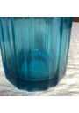 Old blue bottle pyramidal siphon "Brasserie de la Meuse"