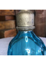 Old blue bottle pyramidal siphon "Brasserie de la Meuse"