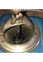 Old Peugeot Frères blue and white column coffee grinder