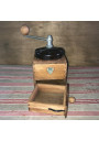 Old Peugeot Frères wooden and bakelite coffee grinder