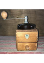 Old Peugeot Frères wooden and bakelite coffee grinder