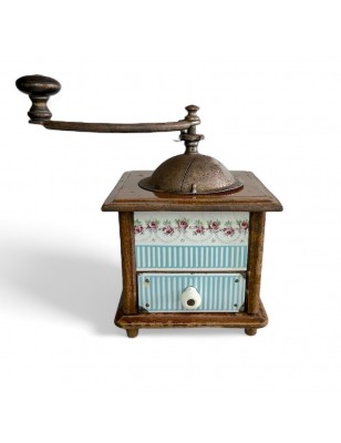 RARE and old coffee grinder garland of roses BB N°17651