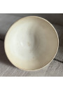 Ancien bol en faïence à facettes décor floral ⌀ 15 cm