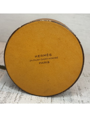 Old empty round box HERMÈS PARIS
