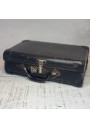 Old small dark brown suitcase | Vintage suitcase