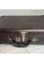 Old small dark brown suitcase | Vintage suitcase