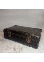 Old small dark brown suitcase | Vintage suitcase