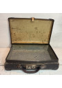 Ancienne petite valise marron foncé | Valise vintage