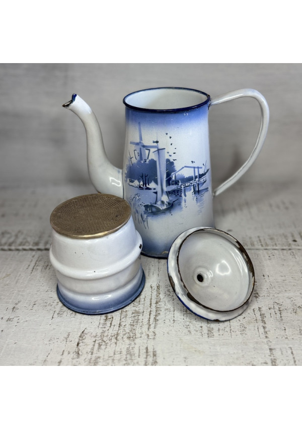 Cafetière Programmable BRANDT 18 Tasses 1.8L Blanc Silver