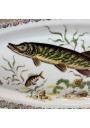 Vintage porcelain fish service L. France