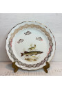 Vintage porcelain fish service L. France