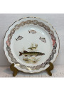 Vintage porcelain fish service L. France